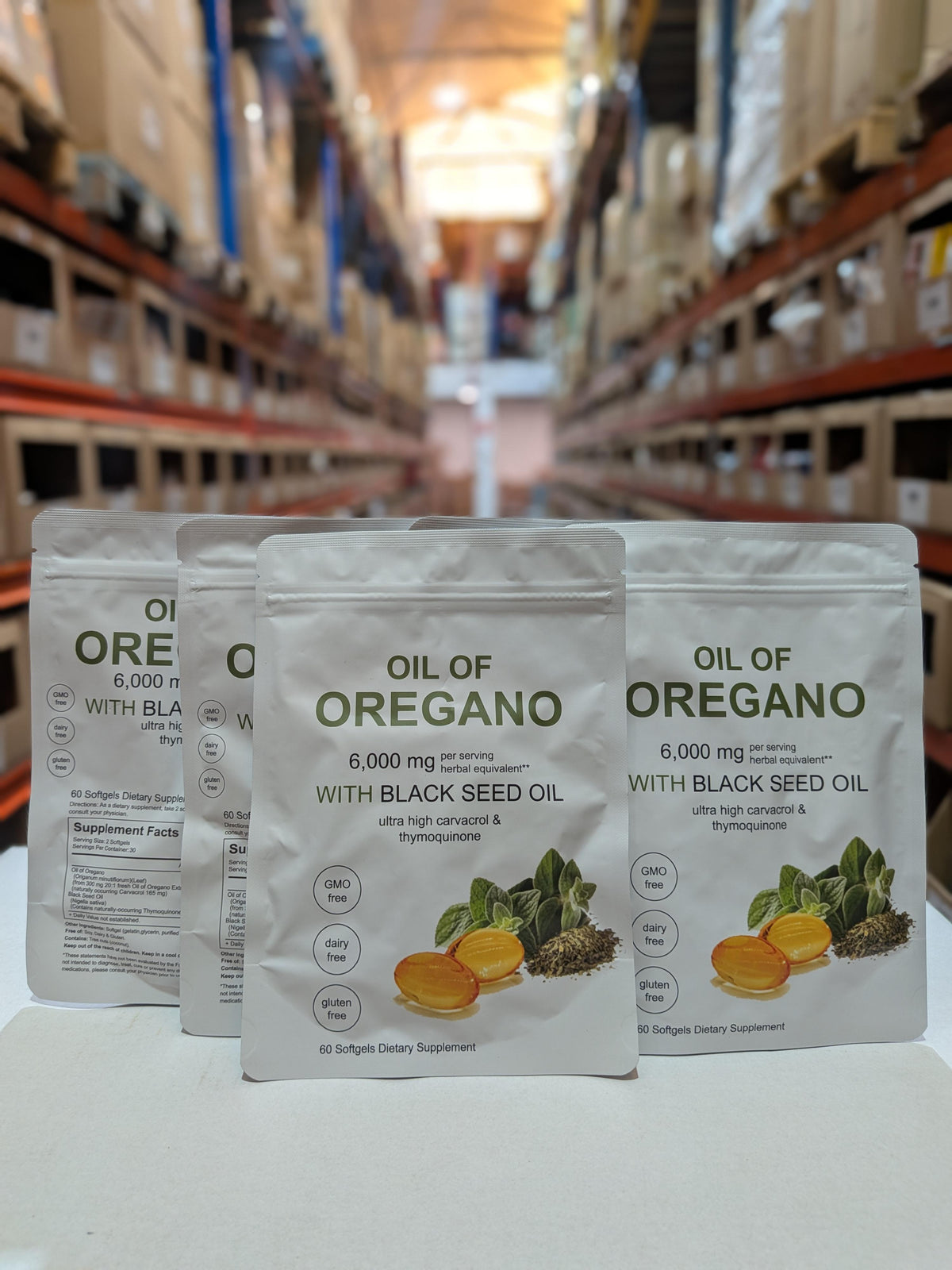Cápsulas Blandas de Aceite de Orégano